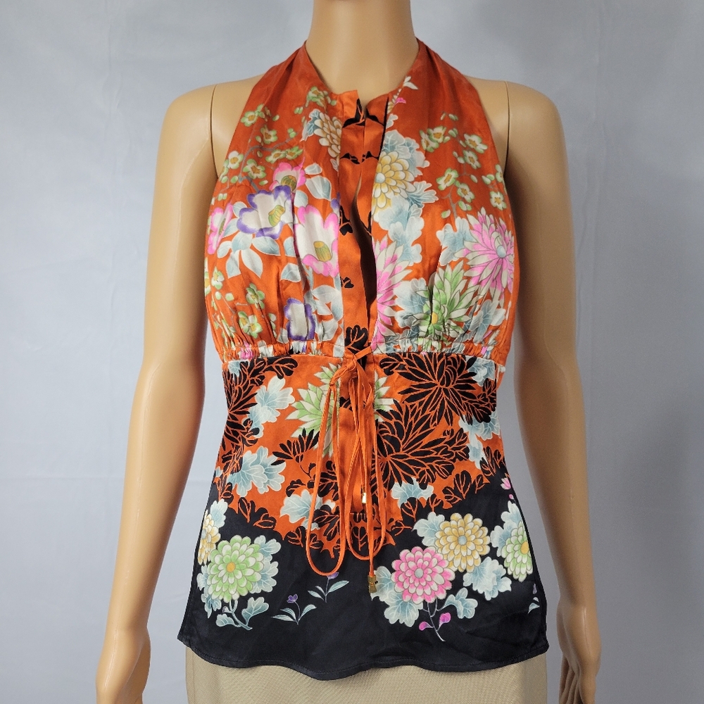 Roberto Cavalli silk top